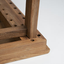 Load image into Gallery viewer, 28" x 16" x 7"H Teak Elevated Shower Mat or Step