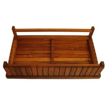 Load image into Gallery viewer, 28" x 16" x 7"H Teak Elevated Shower Mat or Step
