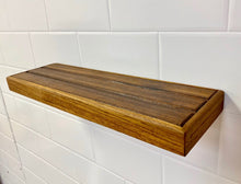 Load image into Gallery viewer, Teak Floating Shelf
